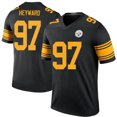 Men's Nike Pittsburgh Steelers Cameron Heyward Color Rush Jersey - Black Legend